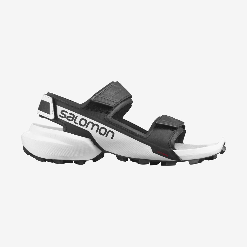 Salomon Israel SPEEDCROSS - Mens Sandals - Black / White (ROSF-98125)